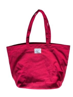 NWOT Sezane Corderoy Cherry Red Tote Bag French Girl Academia Classic
